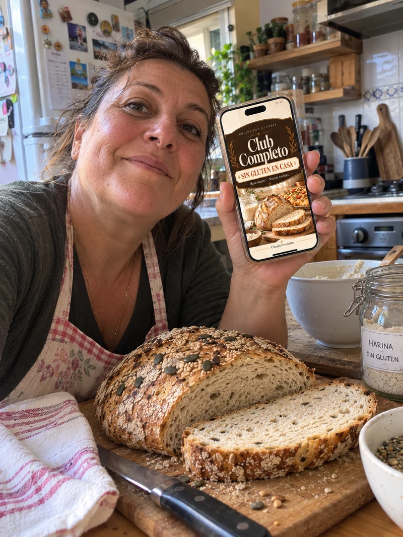 María José en su cocina